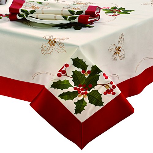 70 round tablecloth 40 inch 100 polyester imported embroidered table cloth measures 70 inch round choose from embroidered poinsettia or chi holiday round tablecloth 70u2033 holly berries with red 70 round tablecloth 40 inch 100 polyester imported embroidered table cloth measures 70 inch round choose from embroidered poinsettia or chi holiday round tablecloth 70u2033 holly berries with red
