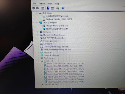 we have added actual images to this listing of the HP ZBook you would receive. Clean install of Windows 11 Enterprise Operating system. May have some minor scratches/dents/scuffs. [ What is included: HP ZBook + Power Cord + 30-Day Warranty Included ]Item Specifics: MPN : M9L91AVUPC : N/AType : LaptopBrand : HPProduct Line : ZBookModel : ZBook 17 G3Operating System : Windows 11 EnterpriseScreen Size : 17-inchProcessor Type : Intel Core i7-6700HQ 6th GenProcessor Speed : 2.60GHz / 2.59GHzGraphics Processing Type : Intel(R) HD Graphics 530 / NVIDIA Quadro M1000MMemory : 16GBHard Drive Capacity : 256GB SSD + 1TB HDD - 3