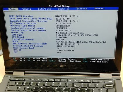 Item Specifics: MPN : Lenovo Thinkpad Yoga 260UPC : NAType : LaptopBrand : LenovoProduct Line : ThinkpadModel : Yoga 260Operating System : No OSScreen Size : 12.5 inProcessor Type : Intel Core i5 6th Gen.Storage : NoneGraphics Processing Type : Intel HD GraphicsMemory : NoneHard Drive Capacity : None - 9