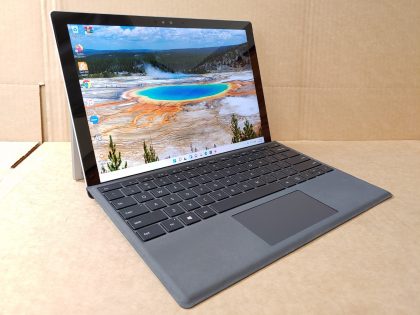 we have added actual images to this listing of the Microsoft Surface Pro 4 you would receive. Clean install of Windows 11 Enterprise Operating system. May have some minor scratches/dents/scuffs. [ What is included: Microsoft Surface Pro 4 + Power Adapter + 30-Day Warranty Included ]Item Specifics: MPN : 1724UPC : N/AType : Notebook/LaptopBrand : MicrosoftProduct Line : Surface Pro 4Model : 1724Operating System : Windows 11 EnterpriseScreen Size : 12.3" TouchscreenProcessor Type : Intel Core i5-6300U 6th GenProcessor Speed : 2.40GHz / 2.50GHzGraphics Processing Type : Intel(R) HD Graphics 520Memory : 8GBHard Drive Capacity : 256GB SSD - 1