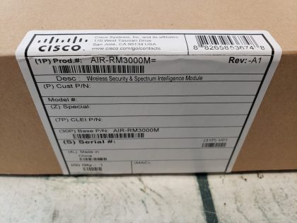 Item Specifics: MPN : AIR-RM3000MUPC : 882658536748Brand : CiscoModel : AIR-RM3000M - 3