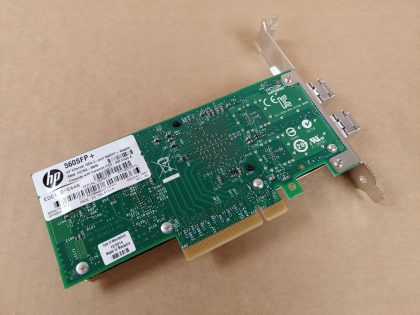 Excellent Condition! Tested and Pulled from a working environment!Item Specifics: MPN : 560SFP+UPC : N/AType : Network CardBrand : HPModel : 560SFP+Compatible Port/Slot : PCI ExpressNetwork Ports : 2Max. Data Rate : 10GbpsExternal Interfaces : SFP - 6