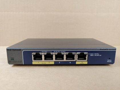 Great Condition! Tested and Pulled from a working environment!Item Specifics: MPN : GS105PEUPC : N/AType : Network SwitchBrand : NETGEARModel : ProSAFE Plus (GS105PE)Network Connectivity : Wired-Ethernet (RJ-45)Number of LAN Ports : 5Ethernet Technology : Gigabit Ethernet (1000-Mbit/s) - 2