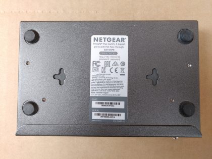 Great Condition! Tested and Pulled from a working environment!Item Specifics: MPN : GS105PEUPC : N/AType : Network SwitchBrand : NETGEARModel : ProSAFE Plus (GS105PE)Network Connectivity : Wired-Ethernet (RJ-45)Number of LAN Ports : 5Ethernet Technology : Gigabit Ethernet (1000-Mbit/s) - 6