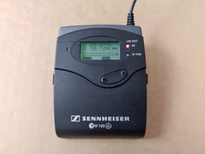 Great Condition! Tested & pulled from a working environment! **AA Batteries not included**Item Specifics: MPN : SK100G2-AUPC : N/ABrand : SennheiserType : Bodypack TransmitterModel : SK100G2-AConnectivity : WirelessFrequency Range : A: 518.000 to 554.000 MHzForm Factor : Wireless Mic Bodypack Transmitter - 1