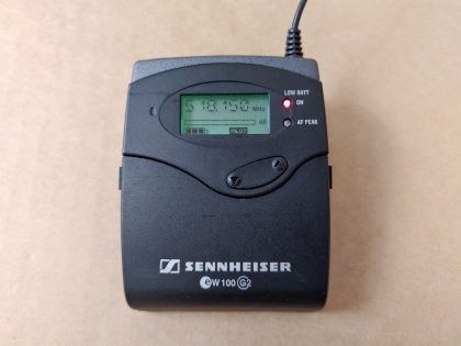 Great Condition! Tested & pulled from a working environment! **AA Batteries not included**Item Specifics: MPN : SK100G2-AUPC : N/ABrand : SennheiserType : Bodypack TransmitterModel : SK100G2-AConnectivity : WirelessFrequency Range : A: 518.000 to 554.000 MHzForm Factor : Wireless Mic Bodypack Transmitter - 1