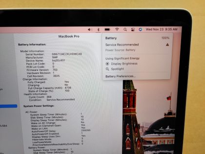 we have added actual images to this listing of the Apple MacBook Pro you would receive. Clean install of 12.6.1 (Monterey) Operating system. May have some minor scratches/dents/scuffs. OSX Default Password: 123456. [ What is included: Apple MacBook Pro + Power Cord + 30-Day Warranty Included ]Item Specifics: MPN : MLH42LL/AUPC : N/ABrand : AppleProduct Family : MacBook ProRelease Year : 2016Screen Size : 15-inchProcessor Type : Intel Core i7Processor Speed : 2.7GHz Quad-CoreMemory : 16GB 2133MHz LPDDR3Storage : 512GB Flash SSDOperating System : 12.6.1 OS X MontereyColor : Space GrayType : Laptop - 3