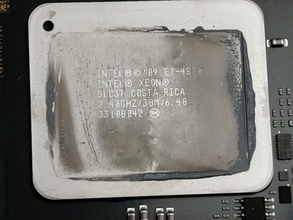 Item Specifics: MPN : SLC3T ProcessorUPC : NABrand : IntelProcessor Type : XeonNumber of Cores : 10Socket Type : Socket LGA1567Processor Model : Intel Xeon E7Model : Intel Xeon E7 - 4