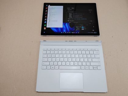 Item Specifics: MPN : Microsoft Surface BookUPC : NAType : LaptopBrand : MicrosoftProduct Line : SurfaceModel : Surface BookOperating System : Windows 11Screen Size : 13.5 inProcessor Type : Intel Core i5Storage : 128 GBGraphics Processing Type : Intel GraphicsMemory : 8 GBStorage Type : SSD (Solid State Drive) - 7