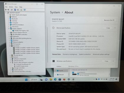 Tested working but the touchscreen and pen stylus does not work. Power cord included. Battery holds a charge and shows normal. Operating system is a fresh copy of windows 11.Item Specifics: MPN : Dell Inspiron 13 7359 i5UPC : NAType : LaptopBrand : DellProduct Line : InspironModel : 13-7359Operating System : Windows 11Screen Size : 13 inProcessor Type : Intel Core i5Storage Type : SSD (Solid State Drive)Memory : 8 GBHard Drive Capacity : 512 GB - 10