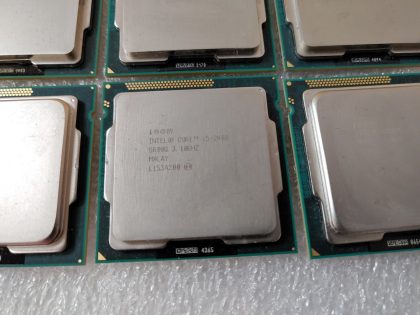 **LOT of 7** Great Condition! Tested and Pulled from a working environment!!Item Specifics: MPN : SR00QUPC : N/ABrand : IntelProcessor Type : Core i5 2nd GenNumber of Cores : 4Socket Type : LGA1155 / Socket H2Clock Speed : 3.10GHzBus Speed : 4800MHzL2 Cache : 3MBL3 Cache : 3MBType : ProcessorModel : Intel Core i5-2400 - 3