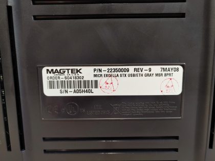 clean and functions as intended. What is pictured is what you will recieve! **Power Adapter is included**Item Specifics: MPN : 22350009UPC : N/ABrand : MagTekModel : Excella STX 22350009Type : Check ReaderBundled Items : Power Adapter - 3