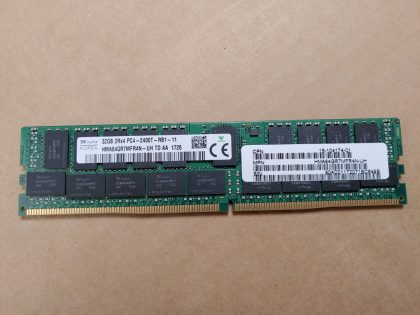 Excellent Condition! Tested and Pulled from a working environment! **NOT DESKTOP MEMORY**Item Specifics: MPN : HMA84GR7MFR4N-UHUPC : N/AType : DDR4 SDRAMForm Factor : RDIMMBrand : HynixNumber of Pins : 288Bus Speed : PC4-19200 (DDR4-2400) - 1