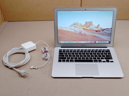 Macbook Air works perfectly without any known issues. Power cord works and is an original used power adapter as shown in the images.Default macbook OSX password: 123456Item Specifics: MPN : MD760LL/AUPC : NABrand : AppleProduct Family : Macbook AirRelease Year : 2013Screen Size : 13 inProcessor Type : Intel Core i5Processor Speed : 1.30 GhzMemory : 8 GBStorage : 128 GBOperating System : Big Sur (11)Type : LaptopStorage Type : SSD (Solid State Drive) - 1
