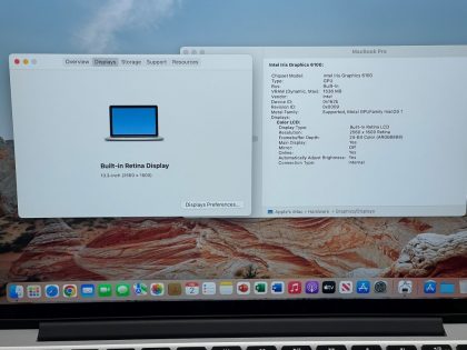 Macbook pro powers and works normally.Operating system has been refreshed to a clean state. Operating System Password: 123456. Power cord included as shown in the images.Item Specifics: MPN : MF839LL/AUPC : NABrand : AppleProduct Family : Macbook ProRelease Year : 2015Screen Size : 13 inProcessor Type : Intel Core i7Processor Speed : 2.70 GhzMemory : 8 GBStorage : 256 GBOperating System : Monterey (12.6)Type : LaptopStorage Type : SSD (Solid State Drive) - 8