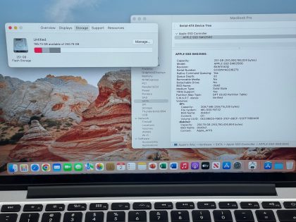 Macbook pro powers and works normally.Operating system has been refreshed to a clean state. Operating System Password: 123456. Power cord included as shown in the images.Item Specifics: MPN : MF839LL/AUPC : NABrand : AppleProduct Family : Macbook ProRelease Year : 2015Screen Size : 13 inProcessor Type : Intel Core i7Processor Speed : 2.70 GhzMemory : 8 GBStorage : 256 GBOperating System : Monterey (12.6)Type : LaptopStorage Type : SSD (Solid State Drive) - 9