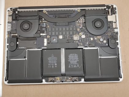 power cord and the bottom screws. Battery has a very low cycle count
