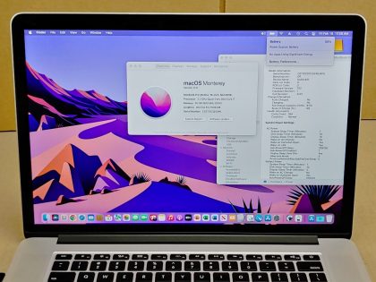 Macbook pro powers and seems to work normally but is missing the ssd storage drive