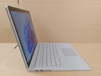we have added actual images to this listing of the Microsoft Surface Book you would receive. Clean install of Windows 11 Enterprise Operating system. May have some minor scratches/dents/scuffs. [ What is included: Microsoft Surface Book + Power Adapter + 30-Day Warranty Included ]Item Specifics: MPN : 1703UPC : N/AType : Notebook/LaptopBrand : MicrosoftProduct Line : Surface BookModel : 1703Operating System : Windows 11 EnterpriseScreen Size : 13.5" TouchscreenProcessor Type : Intel Core i5-6300U 6th GenProcessor Speed : 2.40GHz / 2.50GHzGraphics Processing Type : Intel(R) HD Graphics 520Memory : 8GBHard Drive Capacity : 128GB SSD - 1