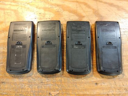 4 x TI-83 Plus Graphing Calculators. Not tested. Was working when received. What is included: Items exactly as pictured.Item Specifics: MPN : Does Not ApplyUPC : Does Not ApplyType : CalculatorBrand : Texas InstrumentsModel : TI-83 PlusSize : Handheld - 2