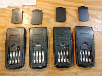 4 x TI-83 Plus Graphing Calculators. Not tested. Was working when received. What is included: Items exactly as pictured.Item Specifics: MPN : Does Not ApplyUPC : Does Not ApplyType : CalculatorBrand : Texas InstrumentsModel : TI-83 PlusSize : Handheld - 3
