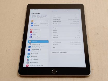 youtube and note taking. No power cable or power brick.Item Specifics: MPN : MR7F2LL/AUPC : NABrand : AppleType : TabletProduct Line : iPadOperating System : iOSScreen Size : 9.7 inStorage Capacity : 32 GBColor : Space GrayInternet Connectivity : Wi-Fi - 1