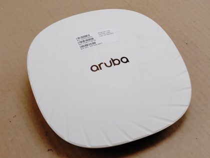 Pulled from a working enviornment. No cables only access pointItem Specifics: MPN : Aruba AP-515UPC : NABrand : ArubaModel : AP-515Network Connectivity : WirelessType : Access Point - 1