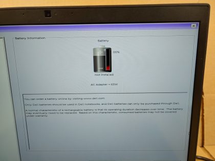 **NO BATTERY / NO SSD/ NO OS** Small corner on the bottom plate is broke off (View image 6). Laptop is in good physical condition