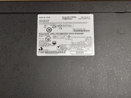 Tested working. No power cord.Item Specifics: MPN : MultiTech FF240 FaxFinder V.34UPC : NABrand : MultiTechType : Fax Server - 4
