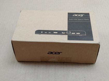 Pulled from a working enviornment.Item Specifics: MPN : Acer Type C Docking StationUPC : NACompatible Brand : AcerBrand : AcerModel : USB Type-C DockType : Dock - 1