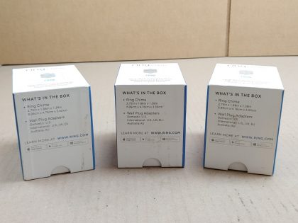 2 of these are Open box new and the 1 is newItem Specifics: MPN : Ring Chime (1st Gen)UPC : 852239005109Brand : RingType : Doorbell Chime - 2