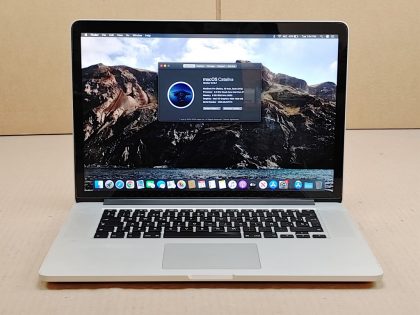 Item Specifics: MPN : Macbook Pro 15in 2013 LaptopUPC : NABrand : AppleProduct Family : Macbook ProRelease Year : 2013Screen Size : 15 inProcessor Type : Intel Core i7Processor Speed : 2.40 GhzMemory : 8 GBStorage : 256 GBOperating System : Catalina (10.15)Storage Type : SSD (Solid State Drive)Type : Laptop - 1