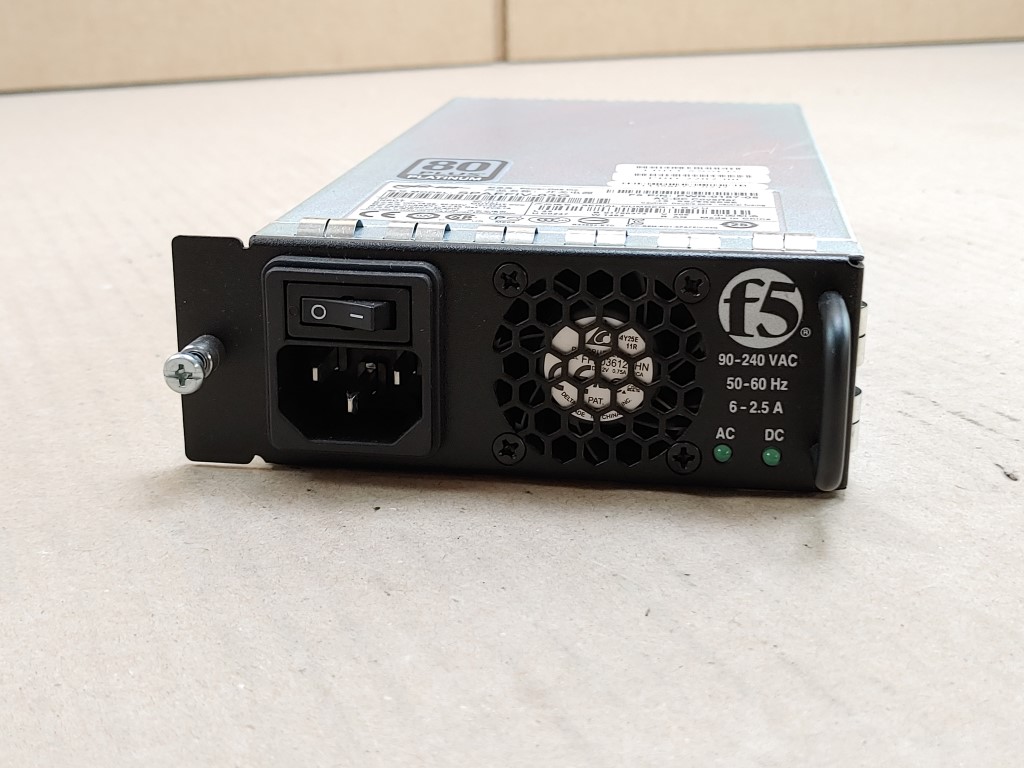 Tested good.Item Specifics: MPN : PWR-0187-05 AC POWER SUPPLY SPAFFIV-03GUPC : Does Not ApplyBrand : F5 NetworksModel : SPAFFIV-03GMax. Output Power : 400W - 2