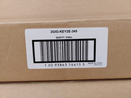 Brand NEW - LOT OF (10)Item Specifics: MPN : 2GIG-KEY2E-345UPC : 093863144158Brand : 2GIGModel : 2GIG-KEY2E-345Type : TransmitterColor : Black - 6