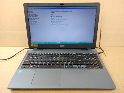 **NO POWER ADAPTER/ NO HDD**  Missing most the screws in the bottom. The plastic over the vent is damaged (View image 8). The LCD or LCD cable has an issue