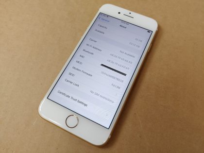 Updated to the latest iOS / Battery health is 100% and holds a great charge!Item Specifics: MPN : A1660UPC : N/ABrand : AppleModel : iPhone 7 (A1660)Network : Unlocked (CDMA + GSM)Screen Size : 4.7"Operating System : 15.7.3Storage Capacity : 32GBColor : GoldType : Cell Phone - 1