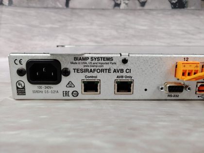 Great condition! Tested and pulled from a working environment! **NO POWERCORD INCLUDED**Item Specifics: MPN : FORTE AVB CIUPC : N/AType : Digital Audio Signal ProcessorBrand : BiampModel : TESIRA FORTE AVB CIForm Factor : Rack-Mountable - 6