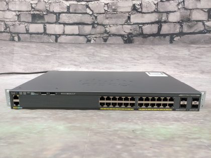 Good Condition! Tested and Pulled from a working environment! May have minor scratches/scuffs from normal use. **NO POWERCORD INCLUDED**Item Specifics: MPN : WS-C2960X-24TS-L V02UPC : N/AType : Ethernet SwitchForm Factor : Rack-MountableBrand : CISCOModel : WS-C2960X-24TS-L V02Network Management Type : Fully-ManagedNumber of LAN Ports : 24 - 1
