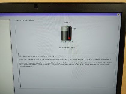 **NO BATTERY INSTALLED/ NO SPEAKERS INSTALLED/ NO SSD/ NO POWER ADAPTER** Tested and Working as it should. **There is a single 16GB stick