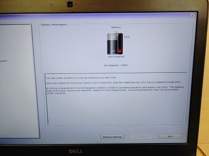 **NO BATTERY/NO HDD/NO RAM/NO HDD CADDY OR CABLE** There is a broke piece of plastic by the SC Slot (View image 8). Boots to the BIOs (We use a testing stick to make sure it boots to bios). Screen is in good condition. May have a few minor cosmetic scratches/scuffs. **NO POWER ADAPTER INCLUDED**  For your help