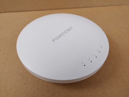 Good condition! Tested and Pulled from a working environment! What's shown in the pictures is what you'll receive!Item Specifics: MPN : FAP-221C-AUPC : N/ABrand : FORTINETModel : FAP-221C-ANetwork Connectivity : WirelessType : Wireless Access Point - 4
