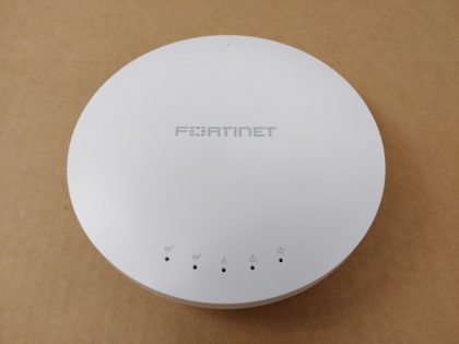 Good condition! Tested and Pulled from a working environment! What's shown in the pictures is what you'll receive!Item Specifics: MPN : FAP-221C-AUPC : N/ABrand : FORTINETModel : FAP-221C-ANetwork Connectivity : WirelessType : Wireless Access Point - 1