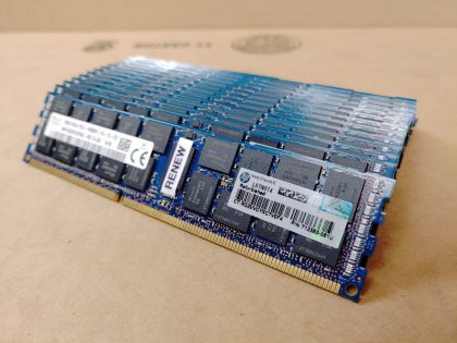 LOT of 16 - Excellent Condition! Tested and Pulled from a working environment! Item Specifics: MPN : HMT42GR7AFR4C-RDUPC : N/AType : Server MemoryForm Factor : RDIMMBrand : SK HynixNumber of Pins : 240Bus Speed : PC3-14900 (DDR3-1866)Number of Modules : 16Capacity per Module : 16GBTotal Capacity : 256GB - 2