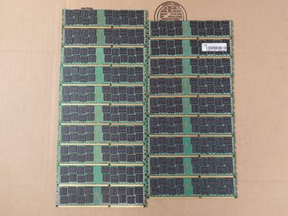 LOT of 19 - Great condition! Tested and pulled from a working environment! **NOT DESKTOP MEMORY**Item Specifics: MPN : 672612-081UPC : N/AType : Server MemoryBrand : HPModel : 672612-081 (M393B2G70BH0-CK0Q9)Bus Speed : PC3-12800 (DDR3-1600)Number of Modules : 19Capacity per Module : 16GBTotal Capacity : 304GBMemory Features : ECC Memory