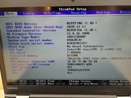 **NO POWER ADAPTER/ NO OS/ NO BATTERY** There is a small chip on the underside of the front of the laptop (View image 8). There is a small amount of wear from the keyboard on the screen. May have a few minor cosmetic scratches/scuffs. For your help