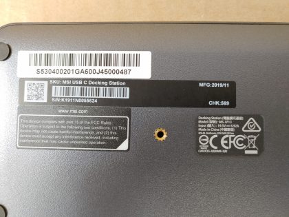 Excellent Condition! Tested and Working as it should! Power Adapter & Type-C cable Included! Whats pictured is what you'll receive!!Item Specifics: MPN : MS-1P13UPC : N/ACompatible Product Line : UniversalPorts/Interfaces : Audio Out