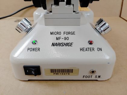 not able to test heating element since there is "no foot switch included". Being sold as-is for parts since we do not have the capabilities to fully test. **NO POWER CORD OR ANY OTHER ACCESSORIES INCLUDED**Item Specifics: MPN : MF-90 Micro ForgeUPC : N/ABrand : NARISHIGEModel : MF-90Type : Microscope - 1