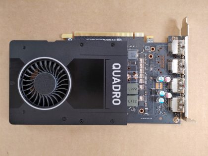 Excellent condition! Tested and pulled from a working environment!Item Specifics: MPN : PX8M5UPC : N/AChipset/GPU Manufacturer : NVIDIABrand : DellChipset/GPU Model : Quadro P2200Compatible Port/Slot : PCIe Express 3.0 x16APIs : CUDA