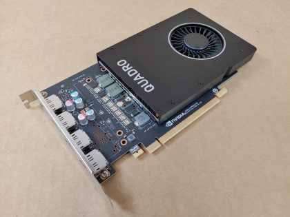 Excellent condition! Tested and pulled from a working environment!Item Specifics: MPN : PX8M5UPC : N/AChipset/GPU Manufacturer : NVIDIABrand : DellChipset/GPU Model : Quadro P2200Compatible Port/Slot : PCIe Express 3.0 x16APIs : CUDA