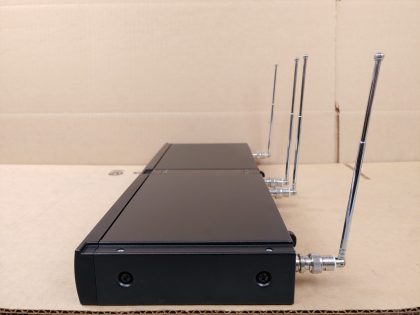 Good Condition! Tested and pulled from a working environment! May have minor cosmetic scratches/scuffs from normal use.  Whats pictured is what you'll receive! Power Adapters & Antennas INCLUDED!!Item Specifics: MPN : SLX4 H5UPC : N/ABrand : SHUREType : Microphone ReceiverModel : SLX4 H5Connectivity : WirelessMicrophone Form Factor : Microphone ReceiverFeatures : Built-in AntennaBundled Items : Power Adapters - 4